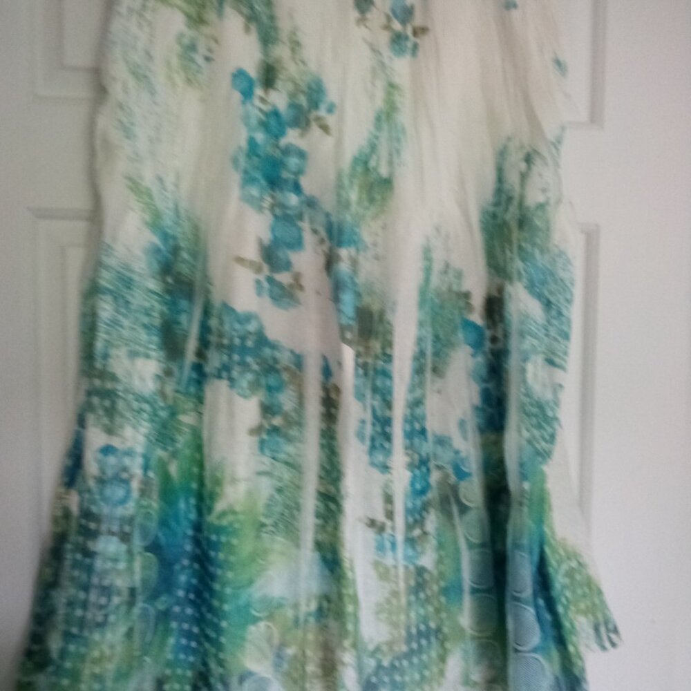 Dress Barn Skirt Elastic Waist Size 14 / 16Mid Calf Length Just Beautiful - Picture 6 of 10